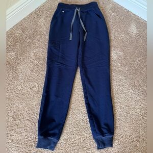 FIGS Scrub Pants- Zamora Jogger Style in Navy, Size XS